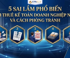 5 SAI LẦM PHỔ BIẾN KHI THUÊ KẾ TOÁN DOANH NGHIỆP NHỎ VÀ CÁCH PHÒNG TRÁNH
